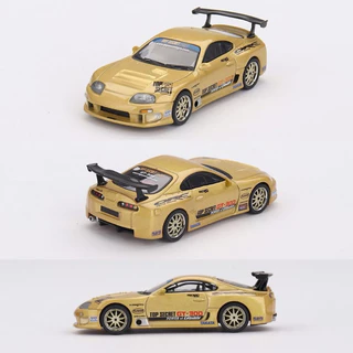 ▫️Toyota Supra (A80) Top Secret GT-300 Top Secret Gold #961 Scale 1:64 ยี่ห้อ Mini GT