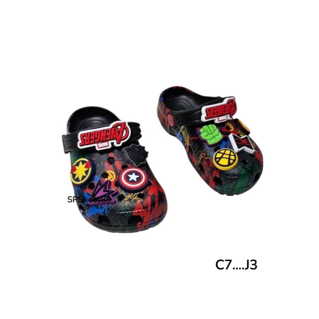 %Flash Sale% Croc*s Kitty&LOL&BarBie (รองเท้าพร้นตัวติดเหมือนในรูปตัวเหลือกสินค้า)  รองเท้าแตะสวมเด็