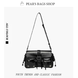 Pearsbags กระเป๋าสะพายเดี่ยว สไตล์ใหม่ ความรู้สึกขั้นสูง แฟชั่น วินเทจ กระเป๋าใต้วงแขนสำหรับสุภาพสตรี