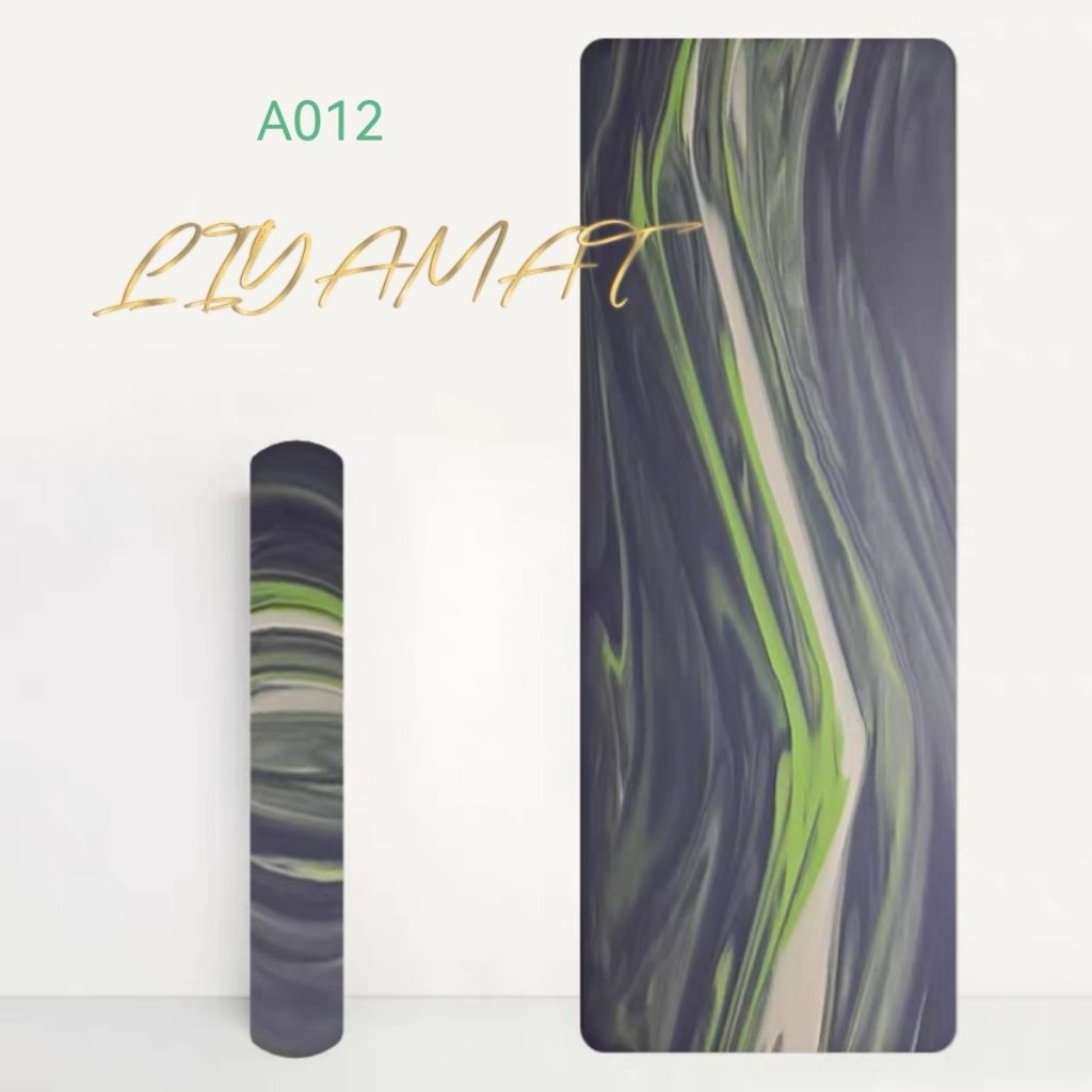 LIYAMAT-[แถมสายรัดเสื่อโยคะ]เสื่อโยคะ yogamat Matt Coco Pu ยางพาราสีพื้นกับสีหน้าสีเดียวกัน - รูปที่ 5