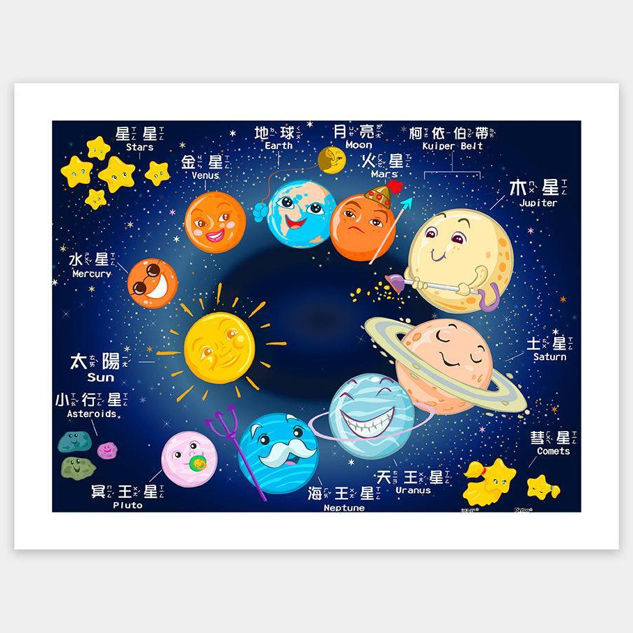 PINTOO: Solar System for Kids (300 Pieces) [Plastic Jigsaw Puzzle]