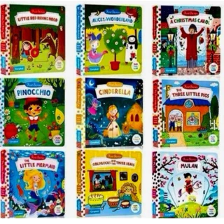 หนังสืออ่านภาษาอังกฤษสำหรับเด็ก นิทานเด็ก บอร์ดบุ๊ค Campbell busy book หนังสือเลื่อนขยับ (012077585521)