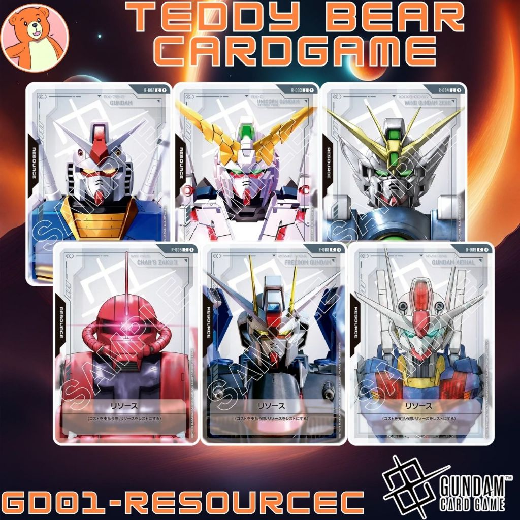 Gundam Card Game GD01: Newtype Rising Single Card (RESOURCE)