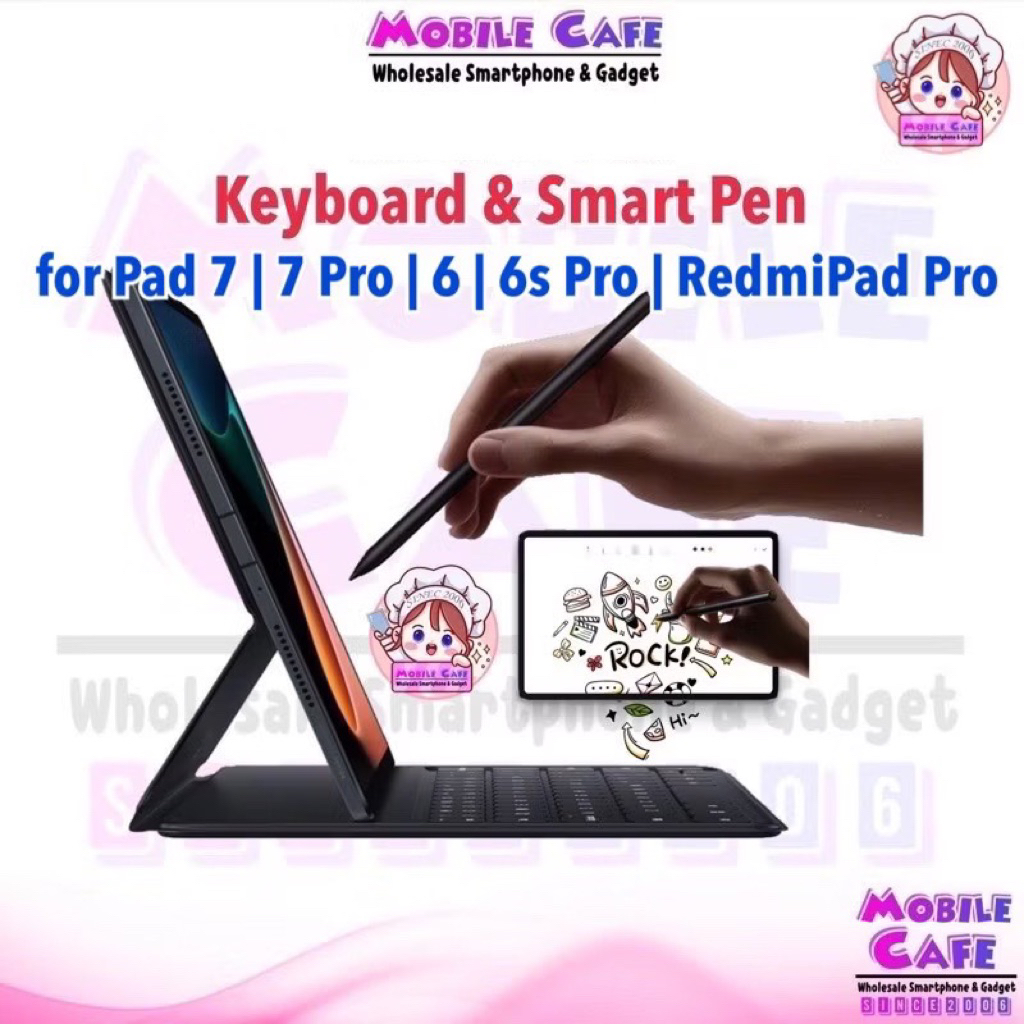 [Hot] Keyboard | Smart Pen | Focus Pen สำหรับ Mi Pad 7 7Pro 6s Pro Pad6 6 5 Pro by MobileCafe