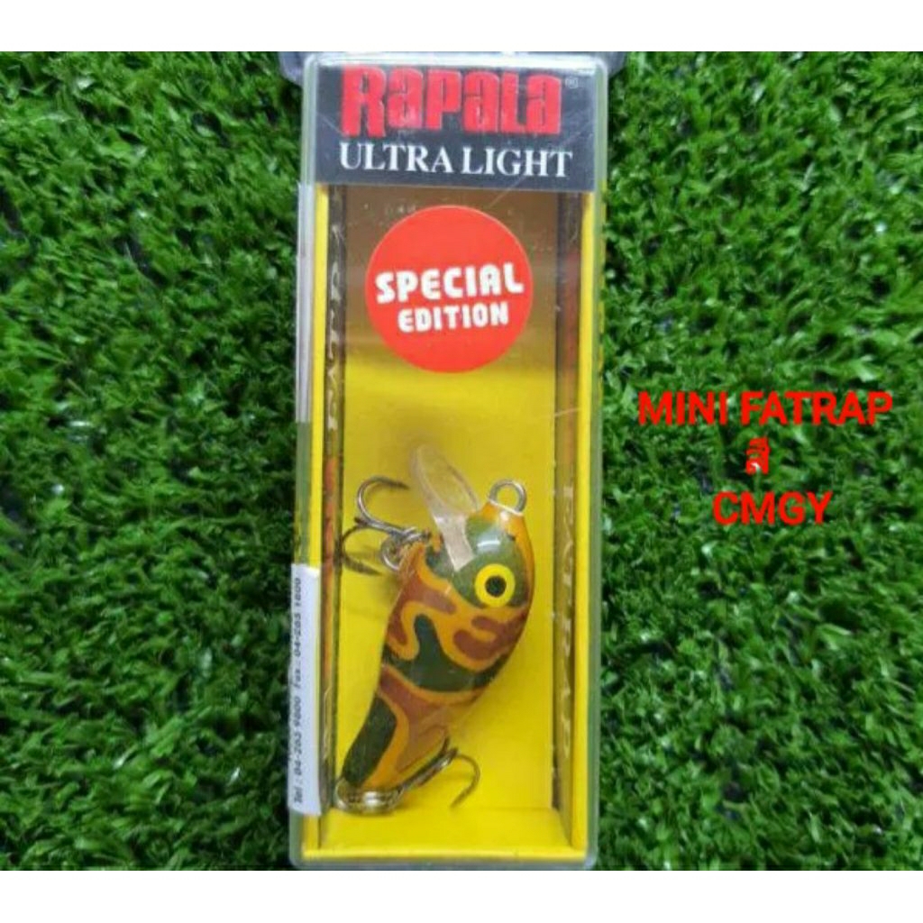 เหยื่อปลอมอุปกรณ์ตกปลา rapala.mini.fat.rap.special.edition MFR-3 ราคา ถูกที่สุด ดีลบีเคเค แกลเลอรีภาพที่ 6