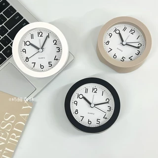 ✔[🇹🇭พร้อมส่ง🎁]นาฬิกาตั้งโต๊ะ นาฬิกาขนาดเล็ก นาฬิกาปลุก ไรเสียง สไตล์มินิมอล 9051