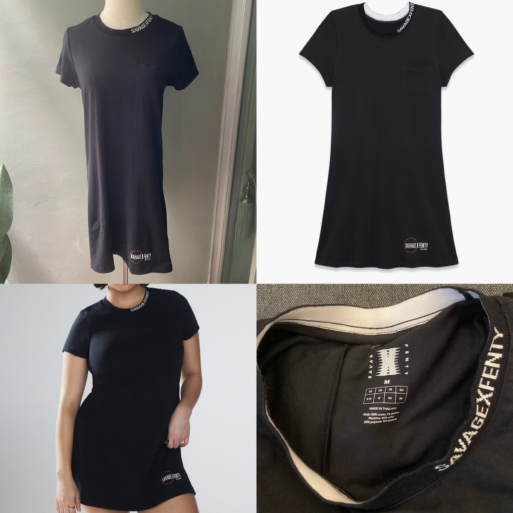 USED Savage x Fenty Baby Tee dress size M