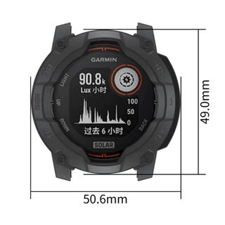 เคสกันรอย TPU สีดำทึบ สำหรับ Garmin Instinct 3 Instinct3 45mm และ 50 mm คุณภาพดี วัสดุไม่แข็ง สวยๆ