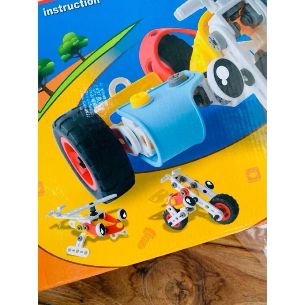 🔥เคลียร์สต้อค🔥 🔧🛻 ตัวต่อ ของเล่น ของเล่นต่อรถ (รุ่นเด็กเล็ก 5+) ชิ้นส่วนใหญ่ ฝึกประกอบง่าย ของเล่นเสริมพัฒนาการ - รูปที่ 5