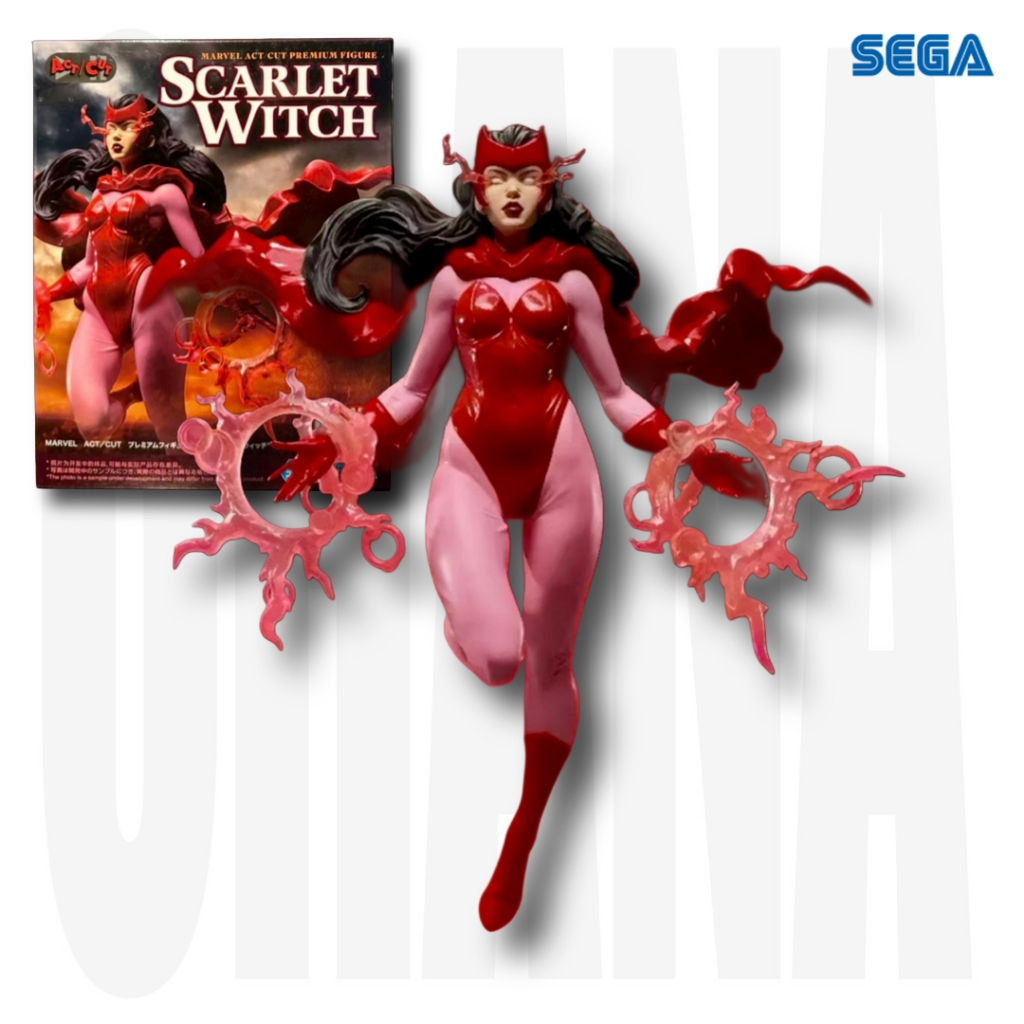 SEGA Avengers Act-Cut Premium Figure -SCARLET WITCH-