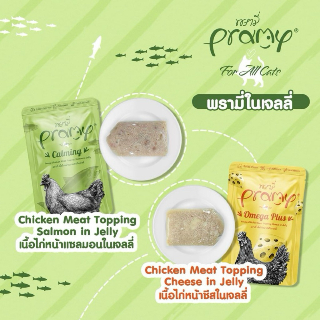 (48ซอง สายตุน) Pramy พรามี่อาหารเปียกแมว คละได้ รูปที่ 6