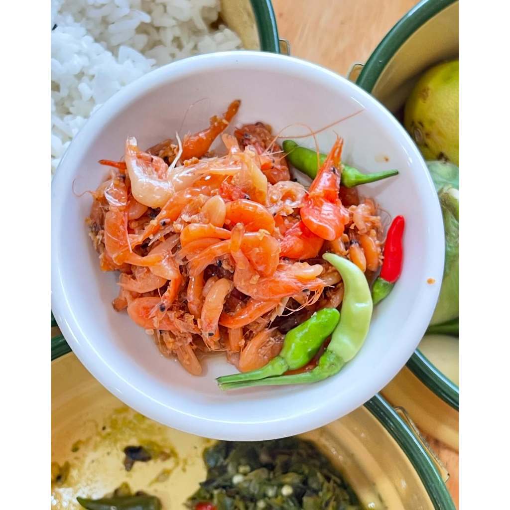 กุ้งจ่อมแท้100 % กุ้งจ่อมแม่ถนอม 280-300 กรัม จากประโคนชัย บุรีรัมย์