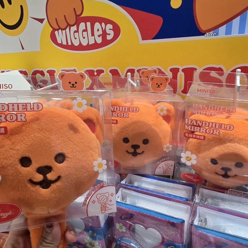 (พร้อมส่งในไทย) #ใช้โค้ดลด20%ได้ กระจก wiggle wiggle X Miniso แท้
