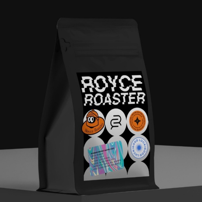 เมล็ดกาแฟคอลเลคชั่น THAILAND COFFEE FEST 2025 Royce Roaster **แถมฟรี**สติ๊กเกอร์DIYถุงกาแฟ