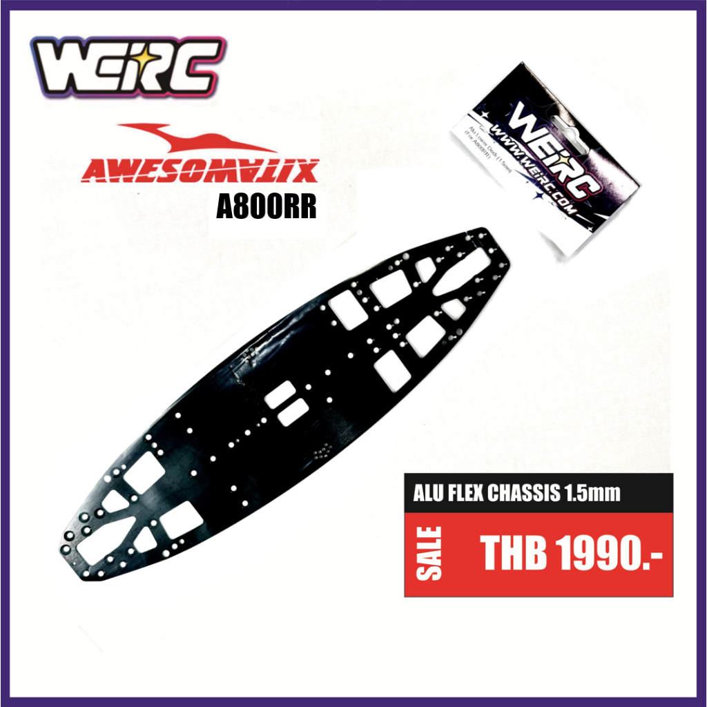 WEIRC Alu Flex Chassis for A800RR อะไหล่เพลทรถบังคับ
