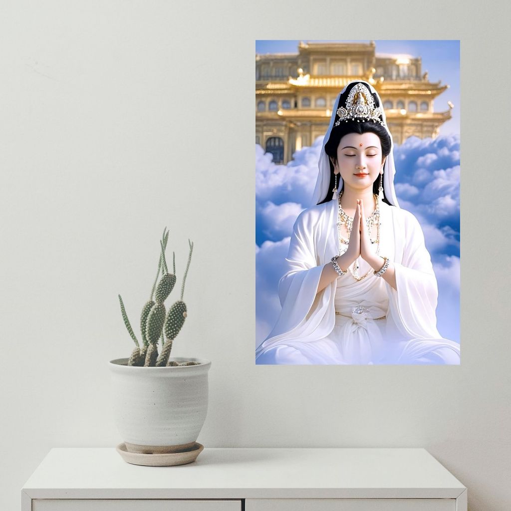 กรอบลอยไวนิล รูปพระแม่กวนอิม - รูปที่ 6