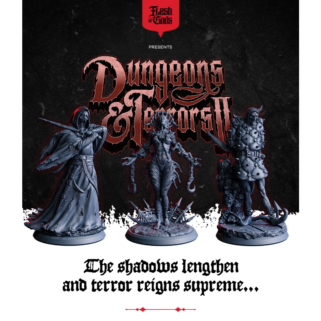 Dungeons & Terrors Vol.2 - โมเดลสำหรับ DnD miniature,[Made to order ส่งพัสดุภายใน 1-3 วัน]