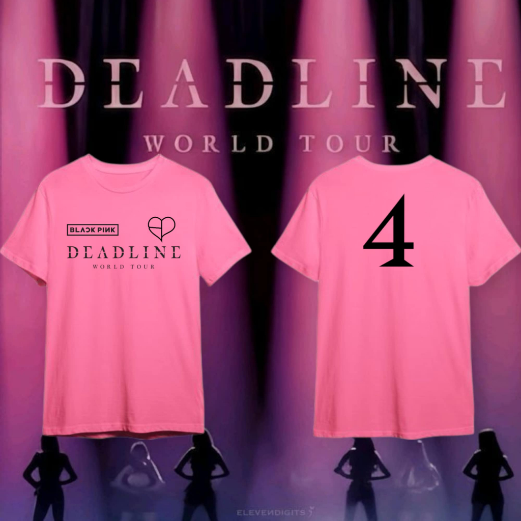 เสื้อยืด deadline ผ้าcotton100% พร้อมส่ง