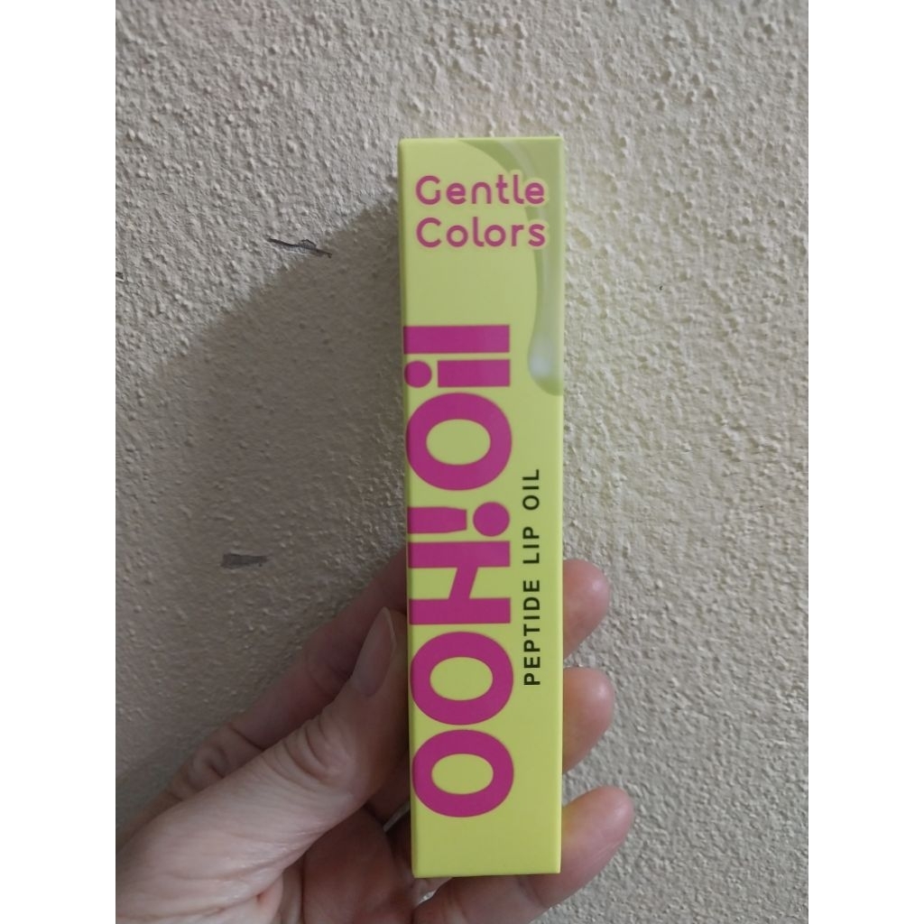 GENTLE COLORS OOH! OIL PEPTIDE LIP OIL สี #05 Gossip Green เจนเทิล คัลเลอร์ ลิปออยล์ 7 g.