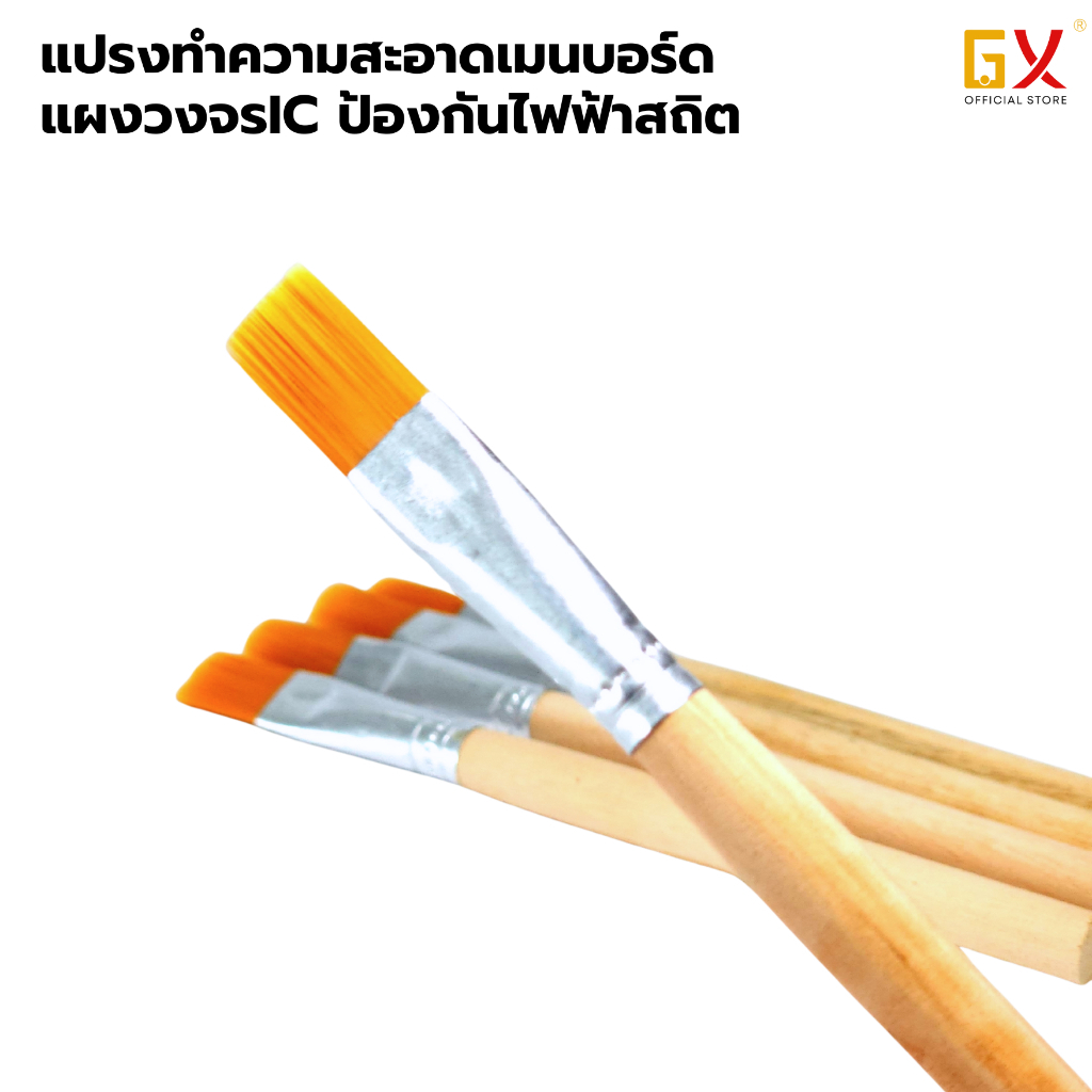 แปรงทำความสะอาดเมนบอร์ด พู่กันทำความสะอาดเมนบอร์ด แผงวงจรIC ป้องกันไฟฟ้าสถิต