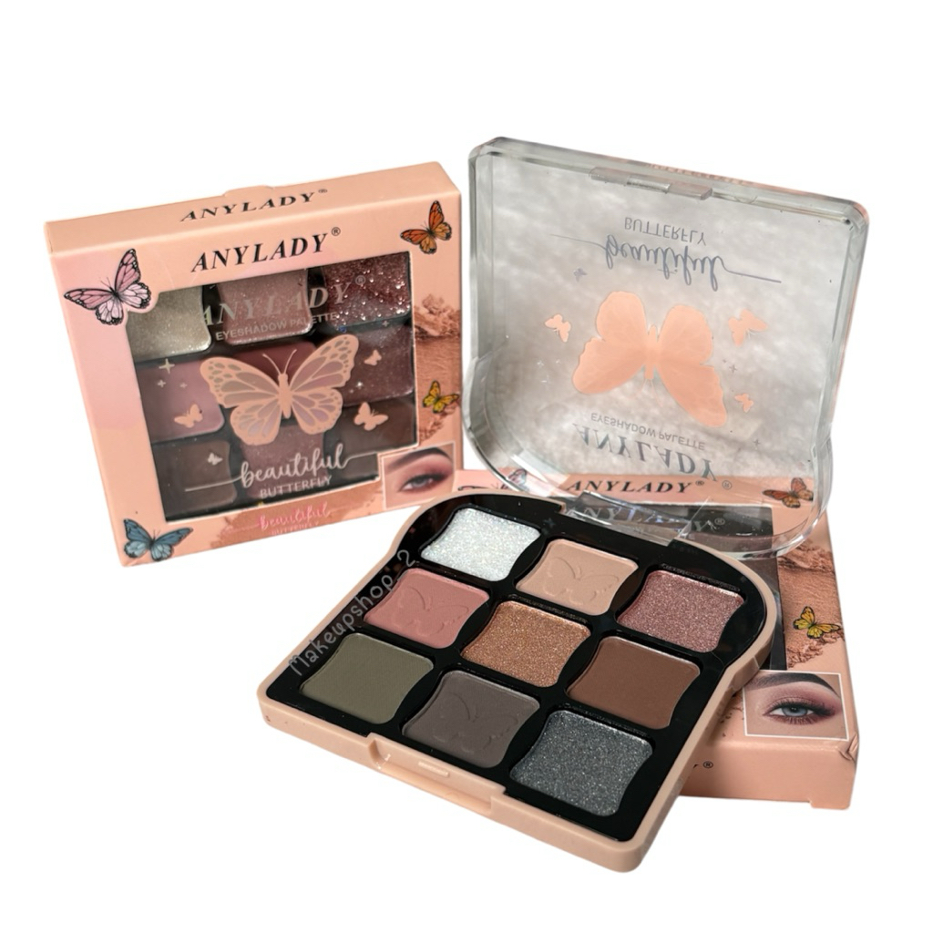 ทาตา ANYLADY บัตเตอร์ฟราย อายแชโดว์โทนน้ำตาล-พีช สีชัด ติดทน12g NO.980 – โปรปัง