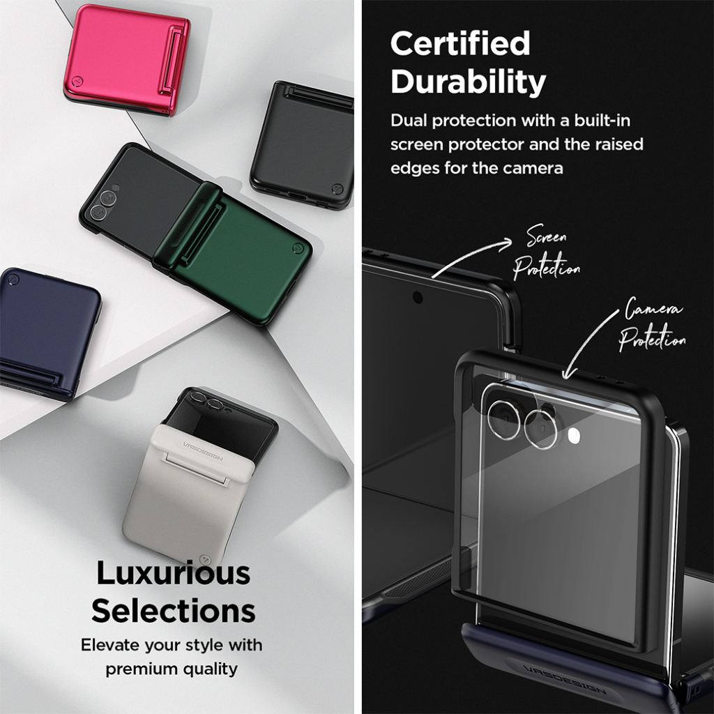 VRS – เคสสำหรับ Galaxy Z Flip 7 รุ่น Terra Guard Modern Halo ราคา ถูกที่สุด ดีลบีเคเค แกลเลอรีภาพที่ 6