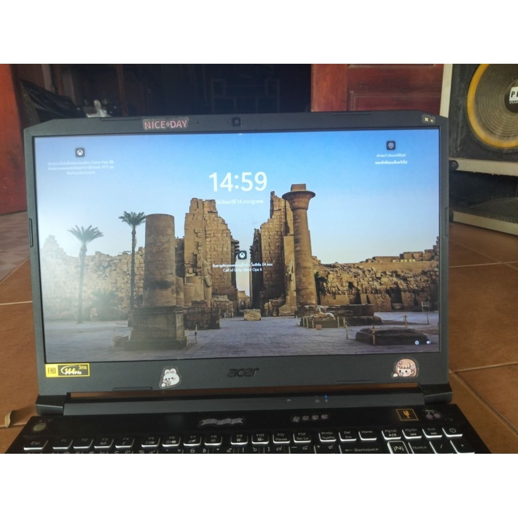 ACER NITRO 5 CPU i5 10300H RAM 32 GB
SSD m.2 477 GB
GPU NVIDIA GeForce GTX1650ti  4GB