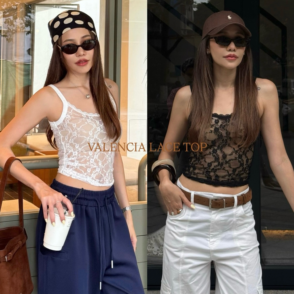 JARIN | VALENCIA LACE TOP (เสื้อลูกไม้ซีทรู)