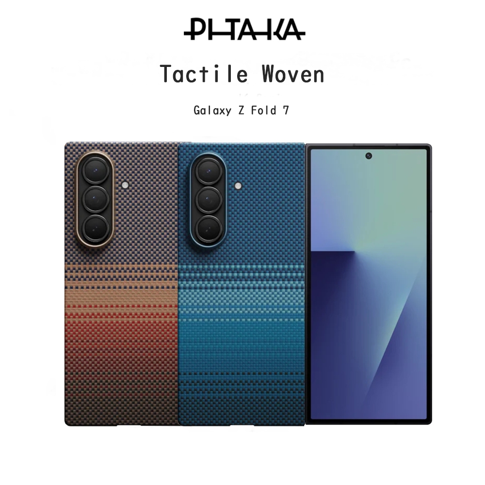 PITAKA Tactile Woven เคสกันกระแทกเคฟล่าแท้100%เกรดพรีเมี่ยม เคสสำหรับ Galaxy Z Fold 7 (New)