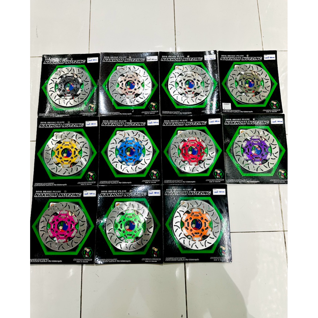 น้าคมน็อตซิ่ง จานสร้างน้าคมหมุดกิ๊ปใบลายNY(ขนาด190mm.) LEAD125 ราคา ถูกที่สุด ดีลบีเคเค