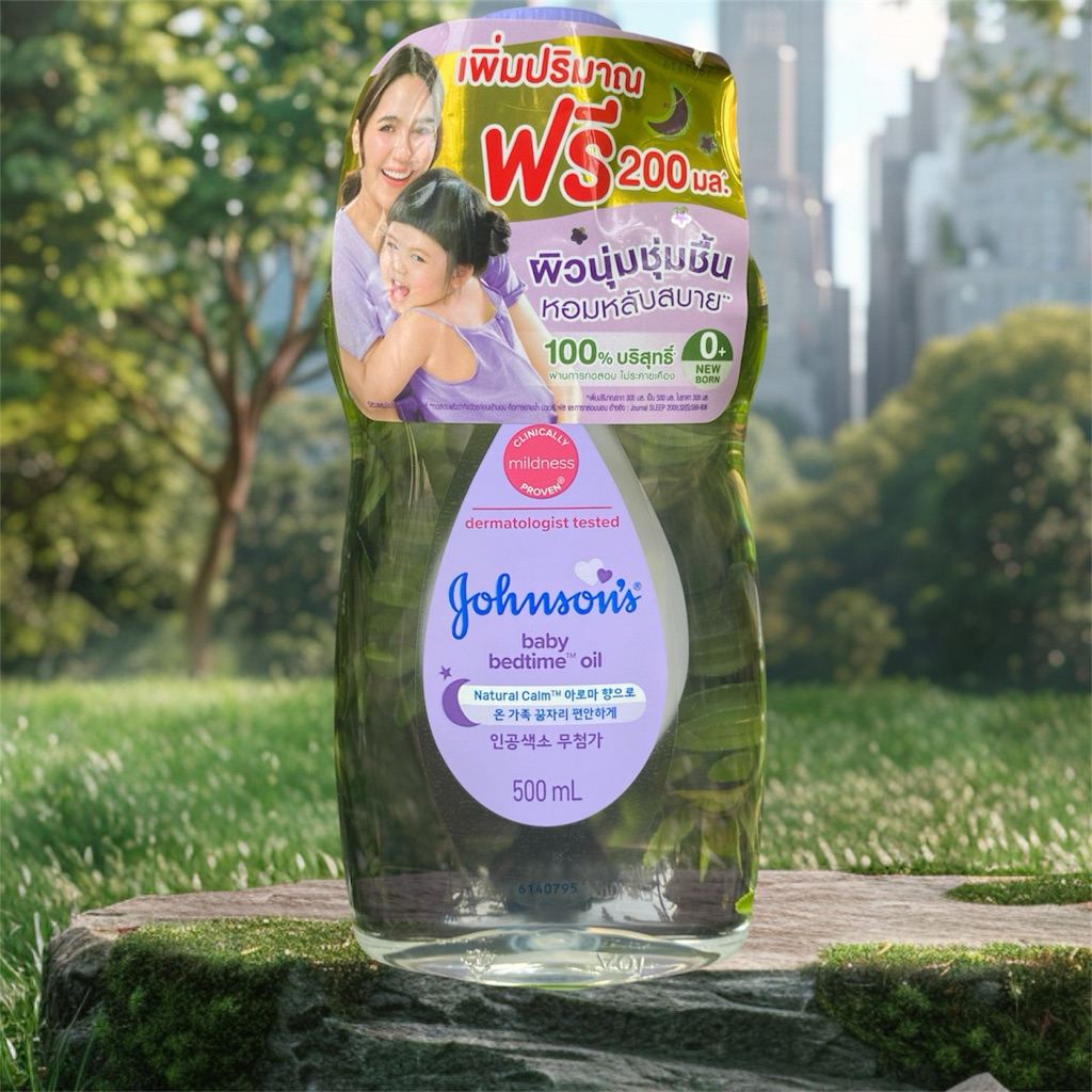 สินค้าแท้💯% จอห์นสัน เบบี้ ออยบำรุงผิว เบธไทม์ เบบี้ออย 500 มล. Johnson's Bedtime Oil 500 ml.