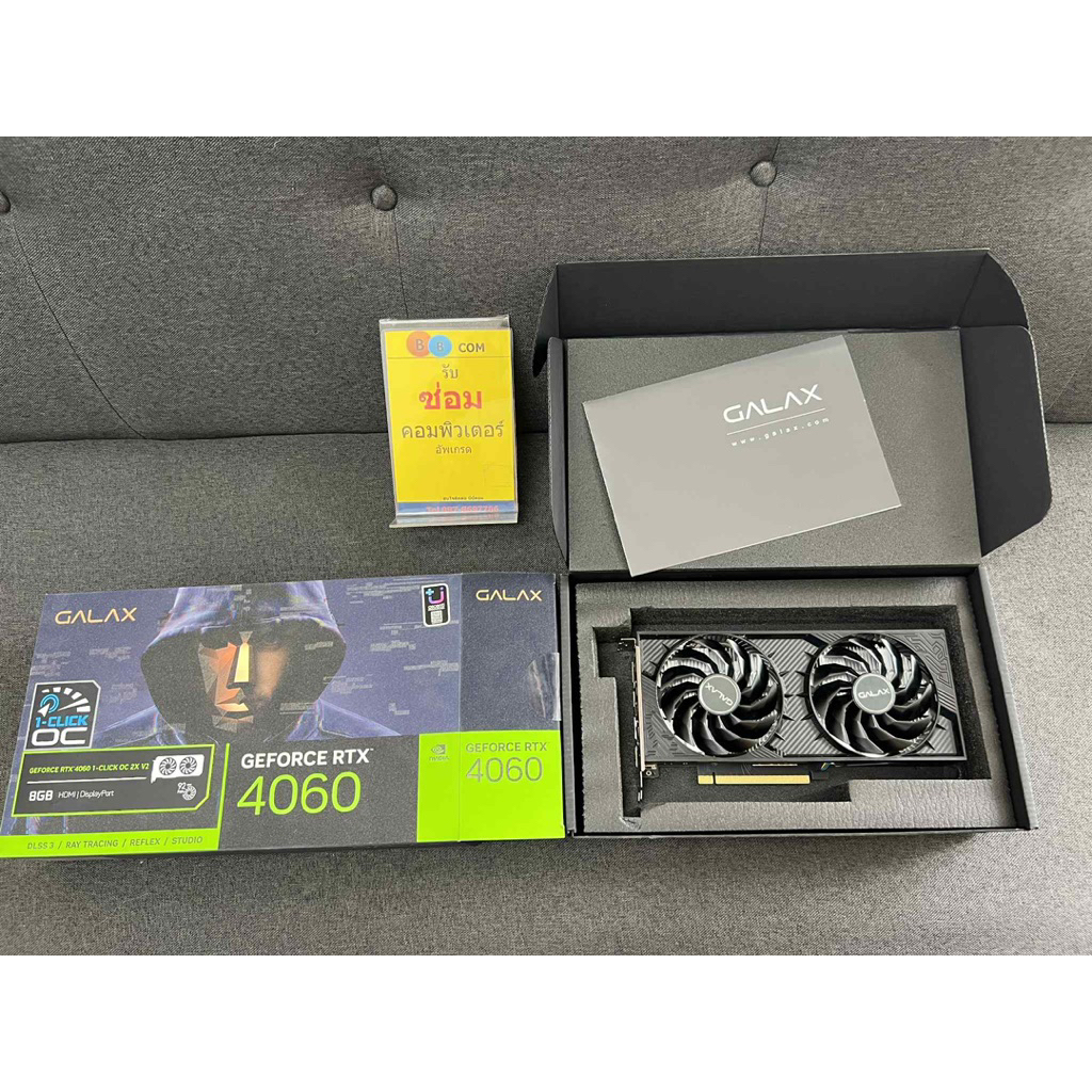 การ์ดจอ (VGA)GALAX RTX 4060 OC 8GB(มือสอง)
