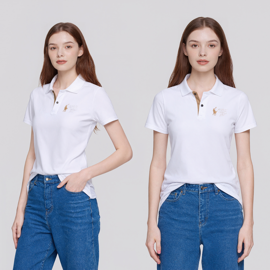 เสื้อโปโลไซส์ใหญ่ เสื้อยืดยูนิเซ็กซ์ แฟชั่นฤดูร้อน หลวม แบรนด์ อินส์ เทรนด์ ขายดี