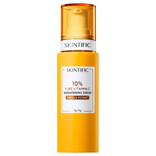 SKINTIFIC - 10% Pure Vitamin C Brightening Serum (20g) 10% เพียว วิตามินซี ไบร์ทเทนนิ่ง เซรั่ม 1+1