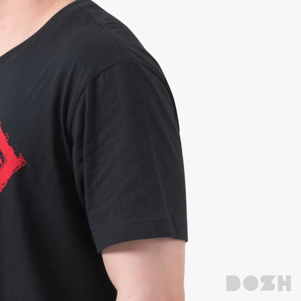 DOSH MEN'S T-SHIRTS SUPERMAN เสื้อยืดคอกลมผู้ชาย FSMT5231-BL (XS-2XL) - รูปที่ 4
