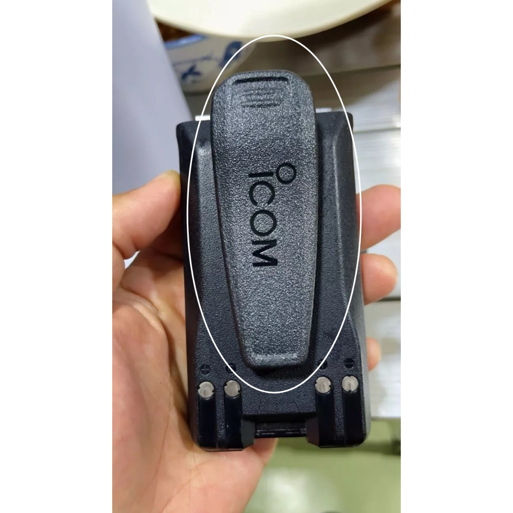คลิปหลัง วิทยุสื่อสาร icom (แท้) IC-V80,V80,V86,G86,G80,86FX,80FX คุณภาพดี ราคาถูก ทนทาน แน่น