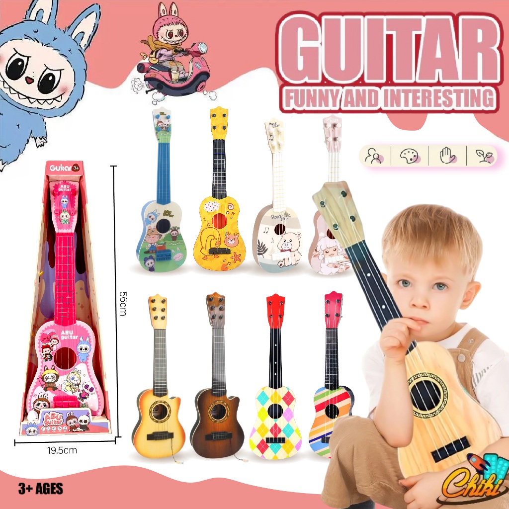 [พร้อมส่ง]Ukulele กีต้าร์เด็ก ดีดได้จริง สีสันสวยงาม มี หลาย แบบให้เลือก