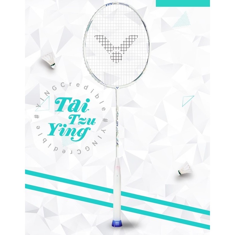 VICTOR ไม้แบดมินตัน รุ่น TK TTY / TK-TTY Ultima แถมเอ็น กริป ถุงผ้า พร้อมใบรับประกัน
