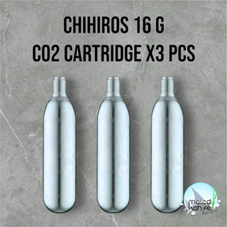 Chihiros 16 g CO2 Cartridge หลอด เติม คาร์บอนไดออกไซด์ ชุด 1 3 หลอด ใช้กับ Chihiros Mini co2 regulator kit สำรอง อะไหล่