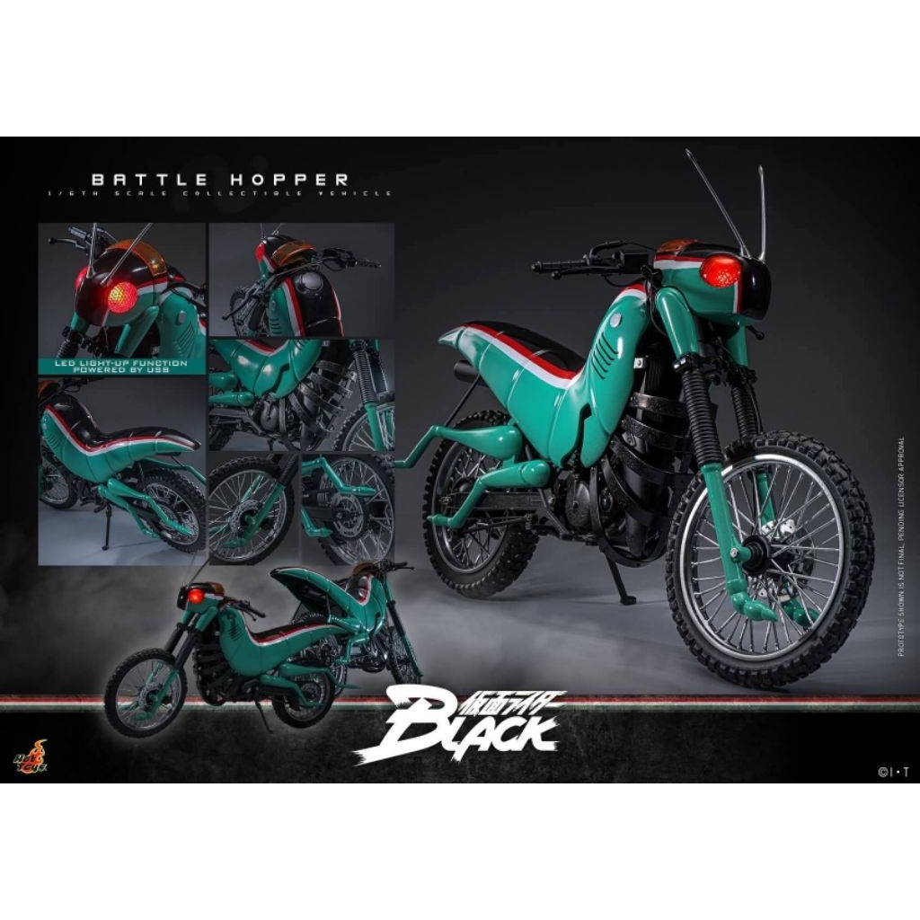 [Closed] HOT TOYS : TMS161  1/6th scale Battle Hopper Collectible Vehicle [Kamen Rider Black]   ล็อต