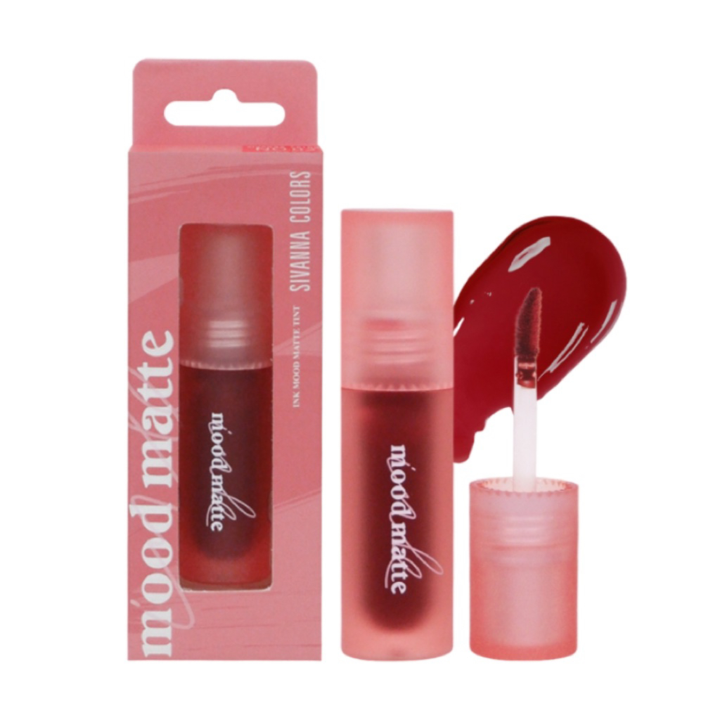 ลิปซอฟท์ทินท์ เนืัอเจล SIVANNA COLORS HF613 INK MOOD MATTE TINT HF613