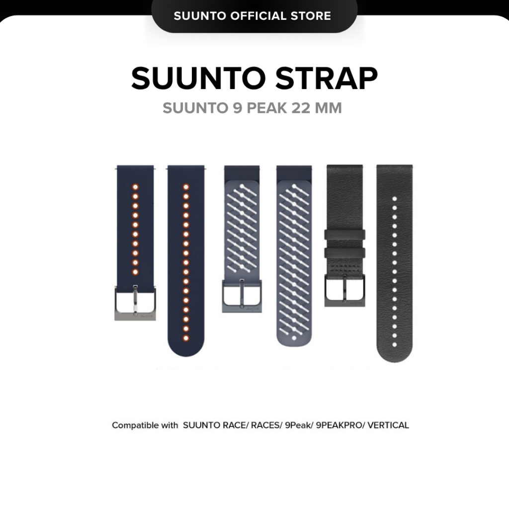 Suunto สายนาฬิกา Strap 22mm. สายนาฬิกา สำหรับรุ่น VERTICAL, 9PEAK & PRO, 5PEAK ของแท้ ประกันศูนย์ไทย