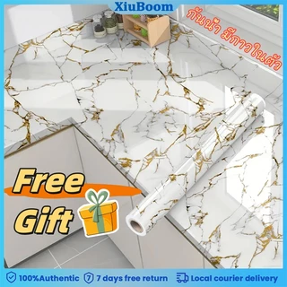 ม้วนละ 10 เมตร สติ๊กเกอร์กันน้ำมัน พีวีซีมีกาวในตัว สติกเกอร์เตา ทนทานต่อน้ำมันและคราบสกปรกในครัว ห้องครัวทำความสะอาดง่