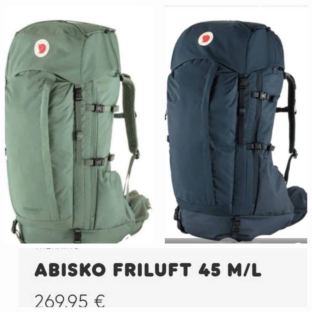 fjallraven 38ลิตร และ 45ลิตร เป้เดินป่า อุปกรณ์เดินป่า
