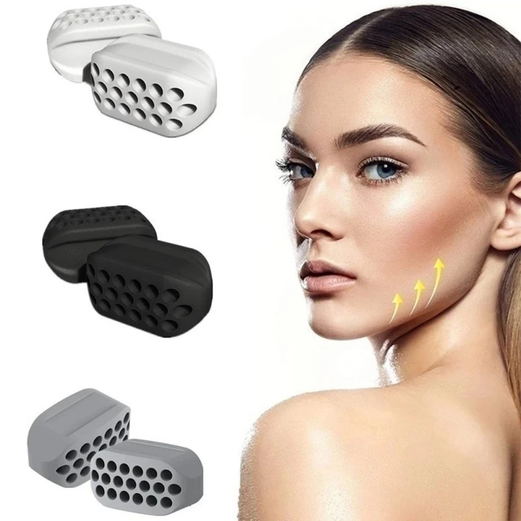 ของมาใหม่！jawline ยางกัดซิลิโคนบริหารกราม 2ชิ้น บริหารกราม ลูกบอลออกกำลังกายกระชับแก้ม thumbnail 5