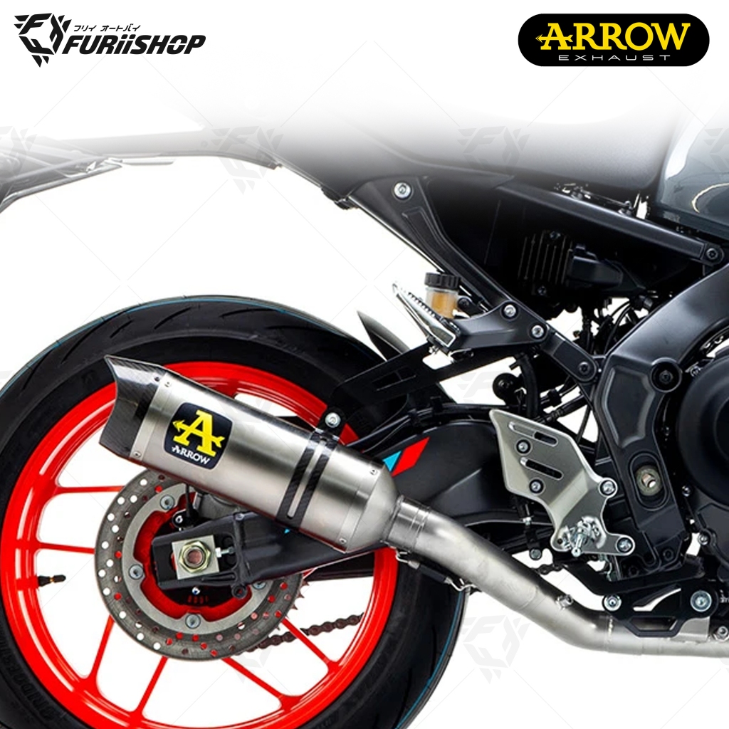ท่อสูตร/ท่อแต่ง/ท่อไอเสีย Arrow Low Racetech Titanium-Carbon : for Yamaha YZF-R9 2025
