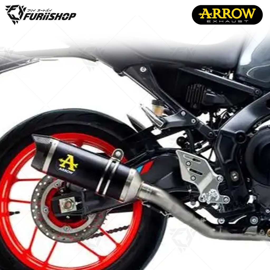 ท่อสูตร/ท่อแต่ง/ท่อไอเสีย Arrow Low Racetech Dark-Carbon : for Yamaha YZF-R9 2025