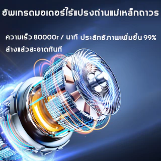 【รับประกัน 10 ปี】ปืนฉีดน้ำแรงดันสูง 23000mAh มีแบต2ก้อน ของแถม16ชิ้น เครื่องฉีดน้ำ ล้างรถได้สิบคัน ล้าง/รดน้ำไ