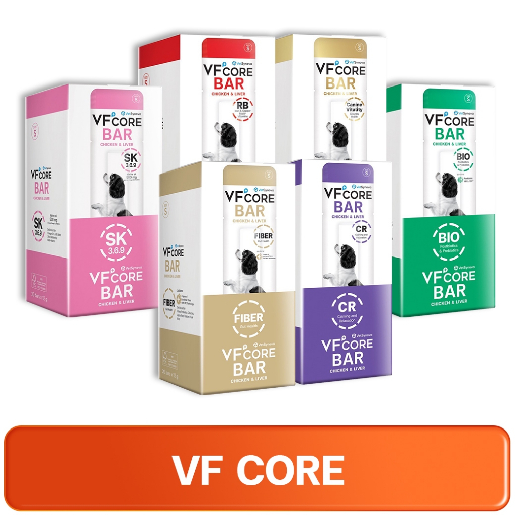 VFCore BAR သက်ရှိ/အာဟာရဖြည့်စွက်စာ အိမ်မွေးခွေးအတွက် 12g (အပိုင်း 20 ခု)