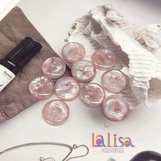 กระดุมมุก2รู สีสันไฮโซ 11.5mm/15mm/20mm resin button Z3134